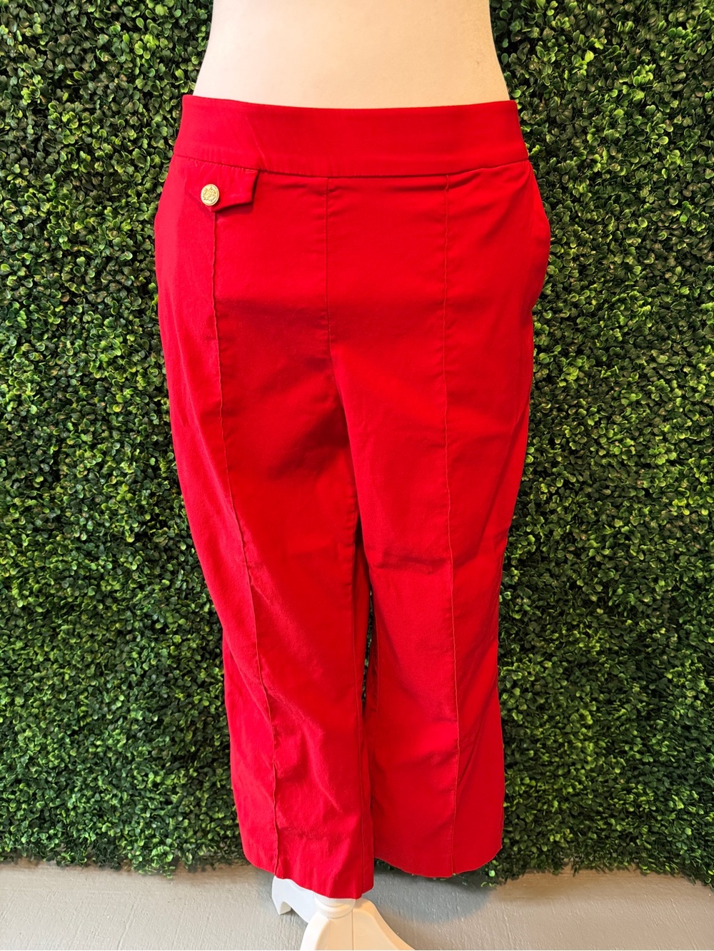 Counterparts Red ankle Capris